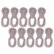 thumbnail image 1 of Conector de bicicleta de 10 piezas, accesorios de bicicleta de división rápida de alta resistencia, piezas reutilizables de aleación de aluminio para 678 plata Baoblaze cadena de bicicleta, 1 of 7