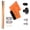 Orange, variant on Large Kayaks Flag Heavy Type Light weight Aluminum Flagpoles for Marine Sports Outdoor Parties