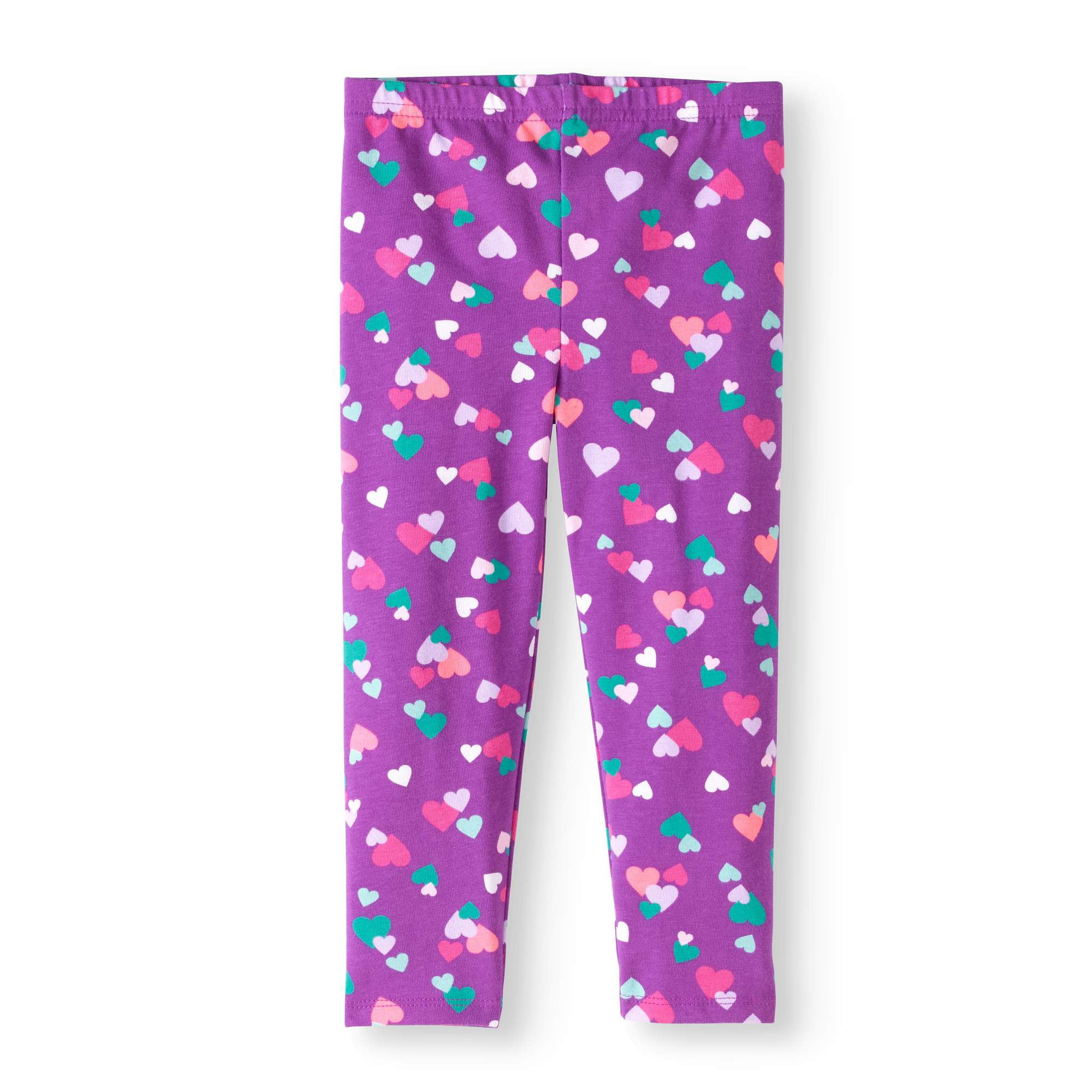 TODDLER'S LEGGINGS G ARANIMALS COTTON & SPANDEX BRAND NEW WITH TAGS PURPLE PRINT 