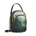 thumbnail image 7 of FORMRS Crossbody Bag for Women Quilted Travel Shoulder Cell Phone Purse with Chain Strap Handbag, Green Forest, 7 of 7