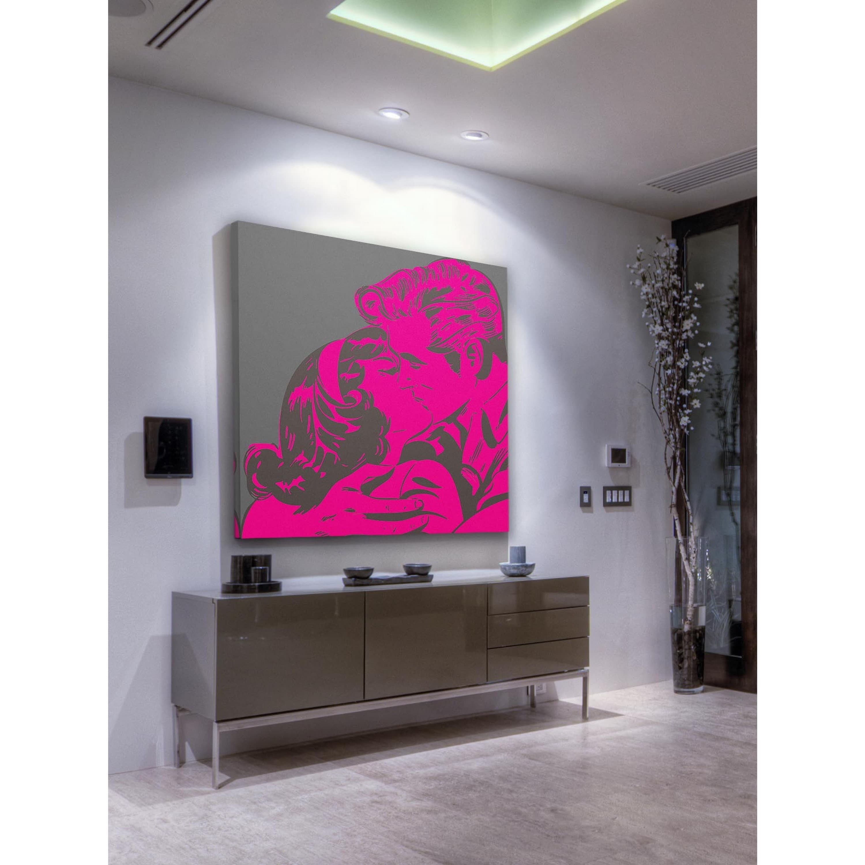 Marmont Hill "Kiss" Print on Canvas