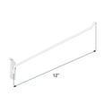 thumbnail image 2 of 12 Inch White Peg Hook Slatwall Hooks - Pack of 50 - Sleek and Sturdy Slat Wall Hanging Hooks for Retail and Boutique Displays - Durable Slat Wall Hooks - Ideal for Organizing and Showcasing Products, 2 of 7