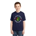 thumbnail image 2 of Wild Bobby My Teacher Survived 100 Days of Me Funny Dinosaur Cool Dino, 100 Days of School 2024 2025 Design for Kids Youth Boys Girls School Unisex Boys Girls Graphic Youth T-Shirt, 2 of 6