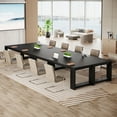 thumbnail image 7 of Tribesigns 7 ft Conference Table for 6 to 8 People, Modern Rectangle Meeting Table, Black, 7 of 7