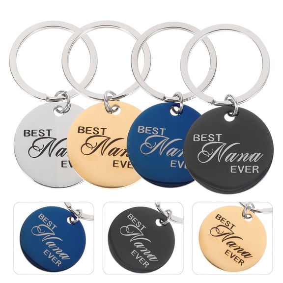 LULULION tag Pet Name Tags Silver 4Set