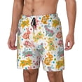 thumbnail image 2 of Uemuo Boho Bunny Pattern Mens Swim Trunks Quick Dry Board Shorts with Mesh Lining, Stretch Beach Shorts Quick Dry No-Chafing Board Shorts-XX-Large, 2 of 9