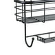 thumbnail image 5 of Estante Organizador Colgante Extra Amplio con 3 Niveles Organizador Para Regadera Negro Mate Moorefield, 5 of 9