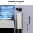 thumbnail image 3 of Langgg Single-use Cup Dispenser Punch-free Dustproof Moistureproof Transparent Office Storage Holder Rack Organizer with Lid Black, 3 of 9