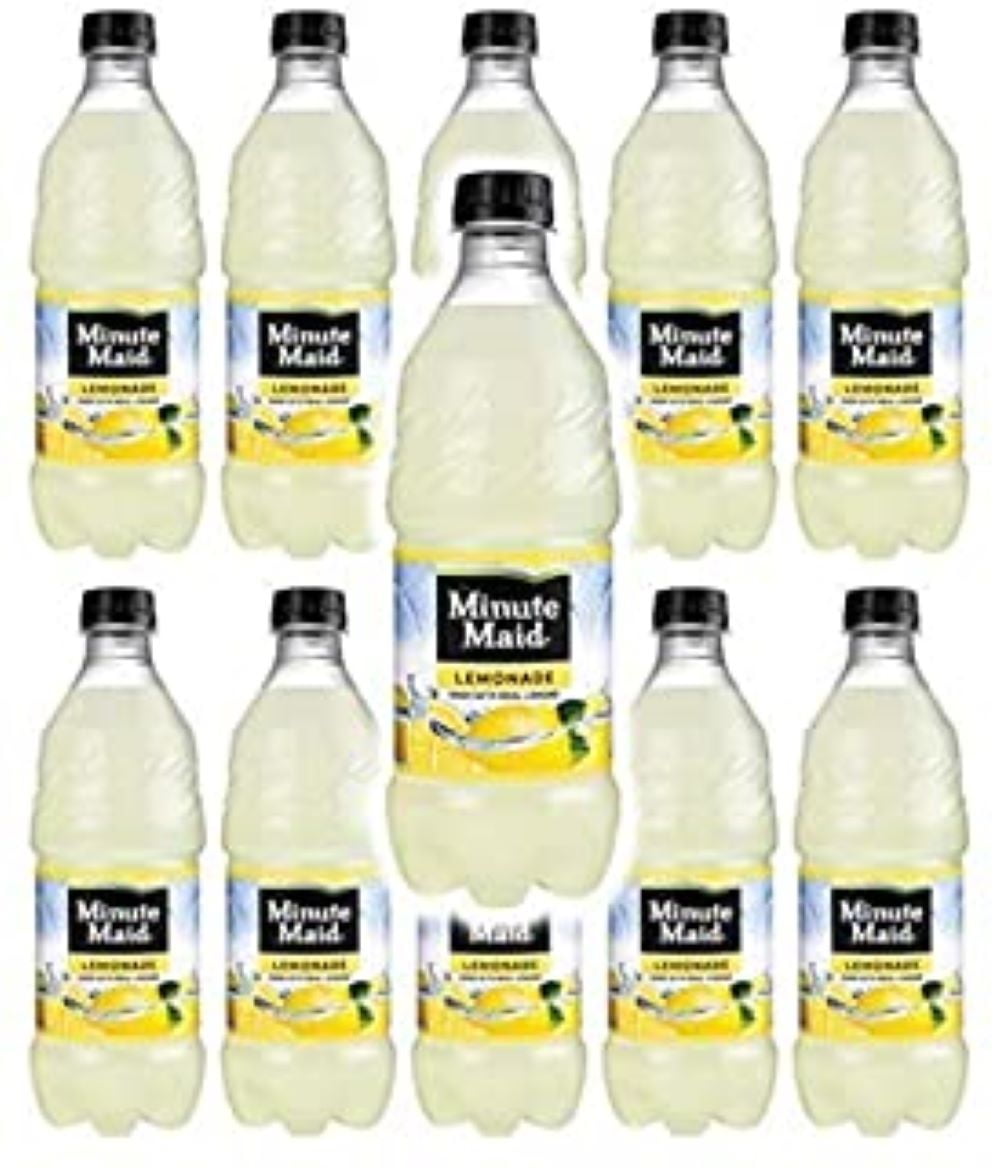 Minute Maid Lemonade Juice Drink 20oz Bottles, 8 Units