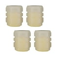 thumbnail image 2 of 4 tapones de válvula de neumático fluorescentes, a prueba de polvo, universales y luminosos para coche. Amarillo, 2 of 8