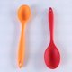 thumbnail image 4 of 2 cucharas de silicona de mango largo para servir alimentos, antiadherentes, para arroz, creativas, para el hogar y la cocina (rojas), 4 of 5