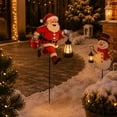 thumbnail image 7 of Ltvvegg 31in Solar Santa Claus Light Decorations, Solar Christmas Lights Outdoor with Stake, Outdoor Waterproof Solar Powered Garden Santa Claus Lights, Christmas Yard Decor, 7 of 7
