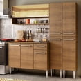 thumbnail image 2 of Cocina Integral Completa 169cm Emilly Winter Madesa 08 - Marrón Madesa GREM169008, 2 of 9
