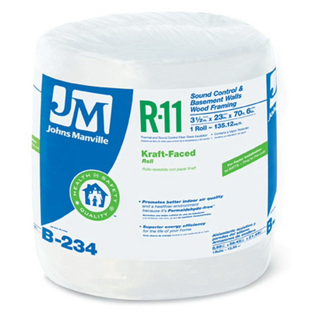 John Manville 90003718 R11 23 x 70 ft. 6 inch Kraft Roll