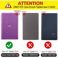 SUPNICE Kids Case for Onn 8” 2022 Gen 3, Builtin Screen Protector