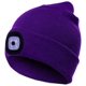 thumbnail image 1 of Gorro con luz LED, gorro de manos libres recargable por USB con luz para acampar, pescar, gorro de faro de regalo más cálido para invierno para hombres, mujeres-blanco Xemadio CJWUS-6801, 1 of 7
