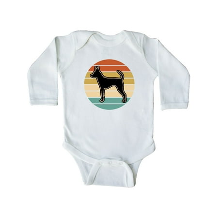 

Inktastic Russian Toy Terrier Dog Gift Baby Boy or Baby Girl Long Sleeve Bodysuit