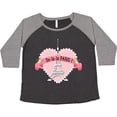 thumbnail image 3 of Inktastic Paris Oo-la-la with Eiffel Tower and Flowers in Pink Heart Women's Plus Size T-Shirt, 3 of 5