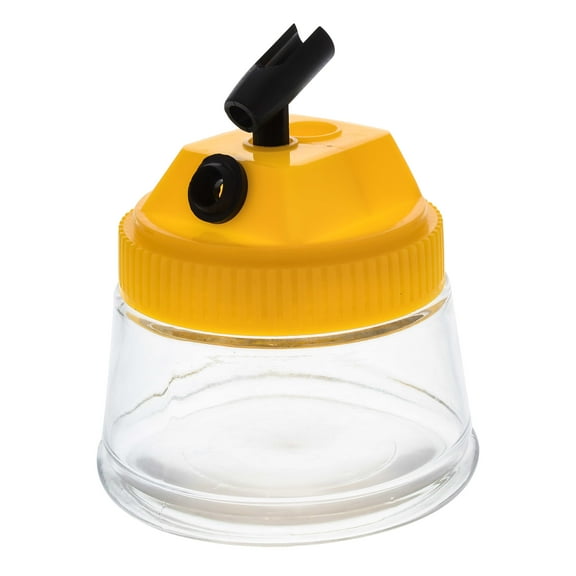 Master Airbrush 3-in-1 Airbrush Cleaning Pot with Holder; Cleans and Holds Air Brush, Color Palette Lid