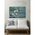 thumbnail image 5 of Marmont Hill Dog Splashing Canvas Wall Art, 5 of 7