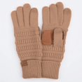 thumbnail image 2 of Gant Côtelé Solide pour Femme avec Embouts Intelligents (G-20)(G-33), 2 of 2