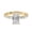 Yellow Gold, variant on Houston Diamond District 1 to 5 Carat Emerald Round Cut LAB GROWN Diamond Halo Engagement Ring (Color E-F Clarity VS1-VS2) Platinum 1 Carat Size: 4