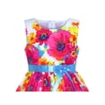 thumbnail image 4 of Girls Dress Pink Flower Cotton Sleeveless Sundress 9-10 Years, 4 of 7