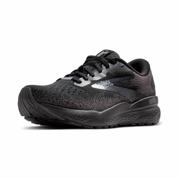 Brooks Women's Ghost 16 GTX Waterproof Neutral Running Shoe - Black/Black/Ebony - 10.5 Medium
