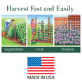 thumbnail image 5 of Dalen Trellis Netting Support for Climbing Plants and Vegetables – Heavy Duty Material – Tangle Free Nylon - 7" Mesh - 5' x 15', 5 of 5