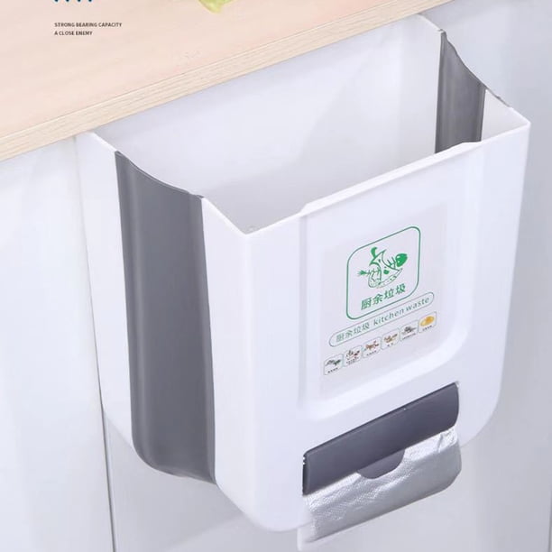 Ceta de almacenamiento de basura de 7/10 Ceta de papel colgante Reutilizable Caja de almacenamiento de basura plegable Cebos de desechos creativos Free Free