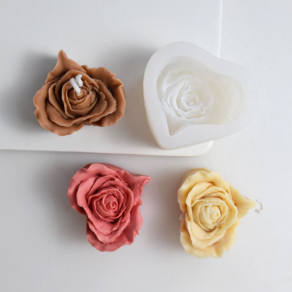 Epoxy Resin Wedding Supplies DIY Craft Clay Tools Love Rose Candle