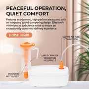 AJZIOJIRO Portable Ultrasonic Compressor Humidifier Handheld Personal Steam Inhaler Adjustable Cold Mist