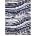 thumbnail image 1 of Concord Global Trading 69455 5 x 7 ft. Jefferson Marble Stripes Rectangle Area Rug, Navy, 1 of 1
