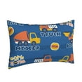 thumbnail image 2 of Balery Construction Vehicles Pillow Covers,Bed Pilowcases,Reversible Plush Throw Pillow Covers End Pillow Encasement,Pillow Case - 20"X30", 2 of 9