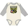 thumbnail image 3 of Inktastic Proud Military Son Boys Camo Flag Boys Long Sleeve Baby Bodysuit, 3 of 5