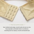 thumbnail image 6 of Gymayou Women’s Thin Cup Wireless Lift Bra Anti Sagging Side Support Bra Full Coverage Comfort Bra With Removable Thin Bust Pads Beige A, 6 of 9