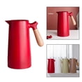 thumbnail image 4 of Hervidor de agua nórdico de 100 ml con aislamiento térmico para el hogar, olla de vidrio con aislamiento térmico rojo, 4 of 8