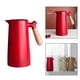 thumbnail image 4 of Termo portátil con aislamiento al vacío de doble capa, estilo nórdico, para café rojo, 4 of 8