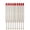10 PCS Red, variant on 5/10/20Pcs Ballpoint Pen Refill For Parker Pens Medium Point L:3.9 In Black Blue Red Ink Rods G2 Metal Refill Writing Stationery 20 PCS Blue