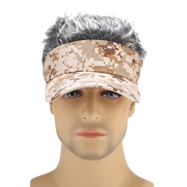 Unisex hombres mujeres cálido gorro de falso Hip Hop sombrero Peluca + gris shamjiam Gorro deportivo para hombre