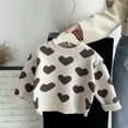 thumbnail image 3 of Unisex Baby Boys Girls Sweaters Floral Print Crew Neck Long Sleeve Knit Top Oversized Casual Sweater Toddler Boys Girls Fall Outfits for Girls Boys Kids 11-12 Years, 3 of 3