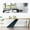 Silver #2, variant on Rengui 6 Pcs Wavy Mirror Wall Stickers Full Length Mirror Home Decor Acrylic Mirror Plastic Sheet for Home Living Room Bedroom Sofa Tv Wall Decor Flash Deals Clearance
