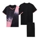 thumbnail image 1 of Odeerbi 4-14 Años Conjunto de Verano Para Niños de Atletismo Camiseta de Running de Secado Rápido Camiseta de Manga Corta Transpirable Camiseta de Manga Corta Con Cuello Redondo, 1 of 5