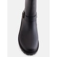 thumbnail image 5 of Time and Tru Women's Moto Rubber Rain Boots, 5 of 6