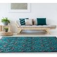 thumbnail image 2 of United Weavers Bristol Heartland Turquoise Round Rug 7'10 Round, 2 of 3
