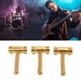 thumbnail image 4 of String Saddle Replacement, Guitar Bridge Saddle Tone Improvement Metal  For Stringed Instrument Gold, 4 of 8