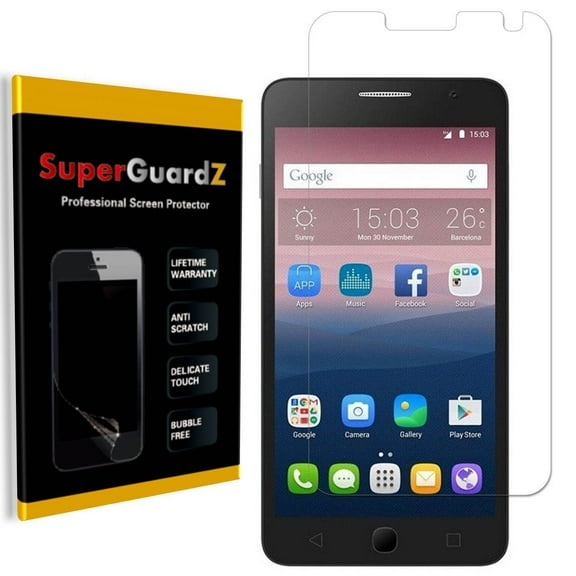 [8-Pack] Alcatel OneTouch Flint SuperGuardZ Screen Protector, Ultra Clear, Anti-Scratch, Anti-Bubble