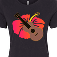 thumbnail image 4 of Inktastic Ukulele Hawaiian Music Women's T-Shirt, 4 of 5