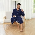U2SKIIN Mens Terry Cloth Robe, 100 Cotton Soft Spa Bathrobes for Men