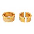thumbnail image 1 of EeaseCA 4pcs Handlebar Conversion Sheet Increase Shims Clamp 25.4mm to 31.8mm (Golden), 1 of 7